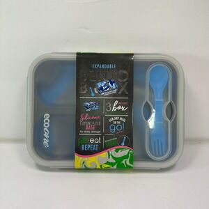 Eco One Expandable Bento Box 3 Compartments Silicone Base BPA Free